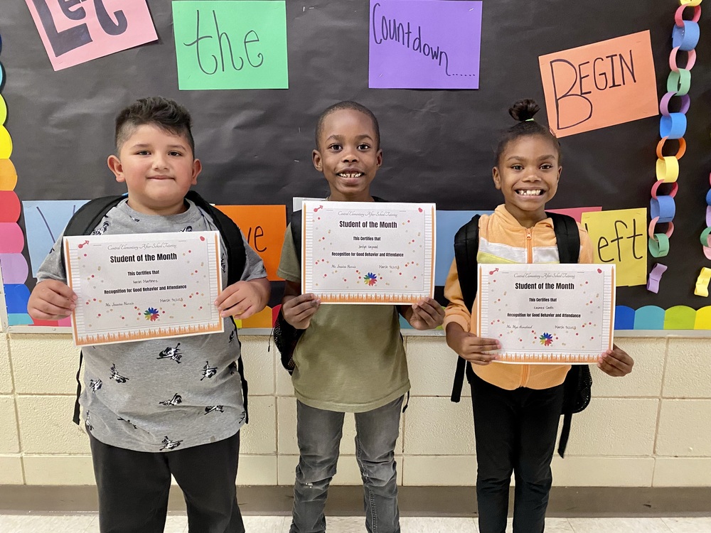 After School Students of the Month