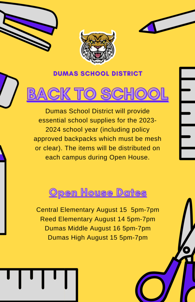 DSD Free School Supplies
