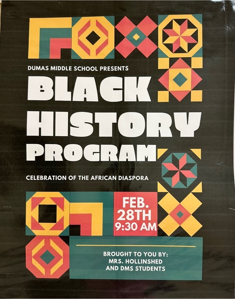 black history program flier